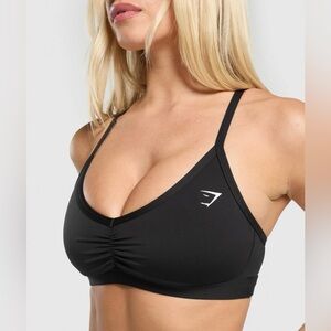 Gymshark ruched strappy sports bra